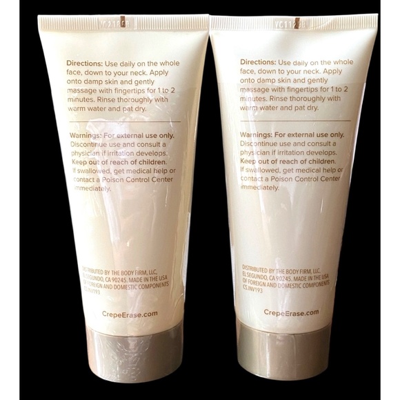 LOT OF 2 Crepe Ease Body Firm Advanced Refining Facial Scrub w/Trufirm - 6 oz ea - Picture 6 of 6